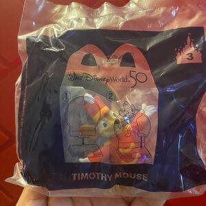 Disney Vibrant Red and Yellow Timothy Mouse Figure